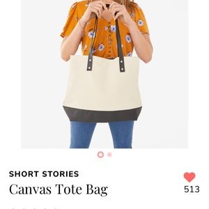 Short Stories Colorblock Tote Bag